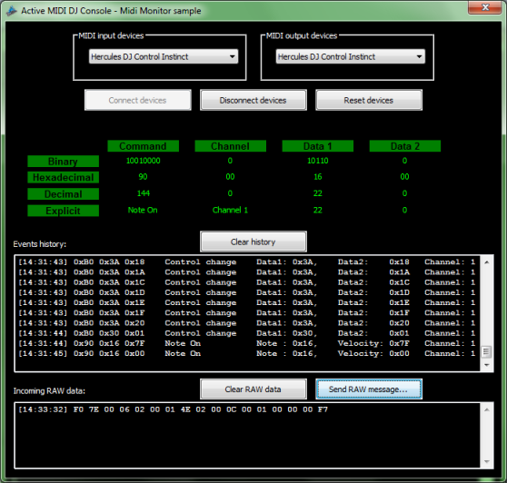 Windows 10 Active MIDI DJ Console full